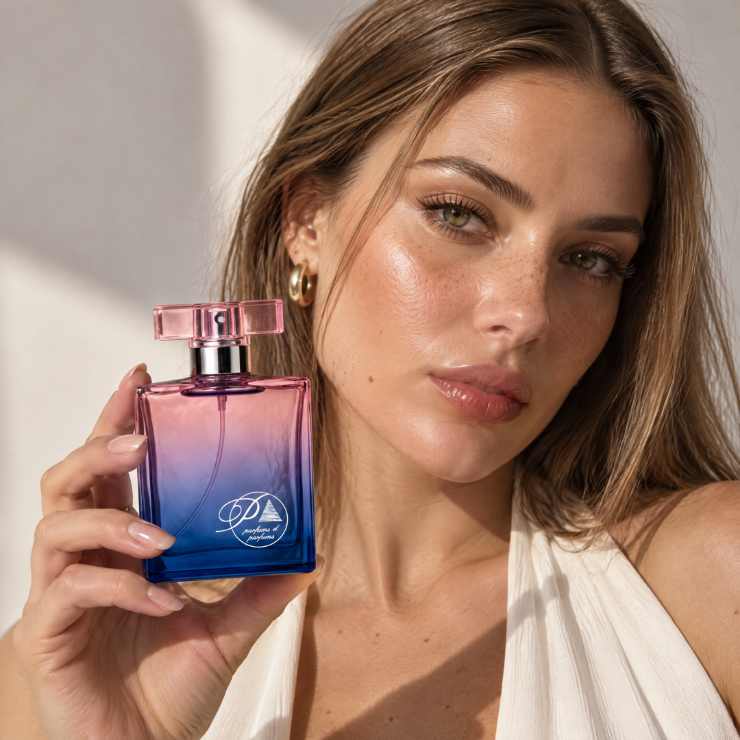 Mujer en un evento de moda con el perfume inspirado en CH Carolina Herrera de Perfumes Inferno