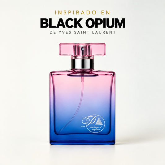 Perfume de mujer inspirado en Black Opium de Yves Saint Laurent