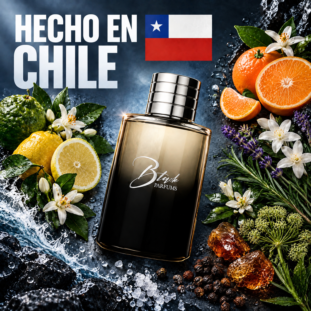 Perfume de nicho inspirado en Neroli Portofino hecho en Chile, con bergamota, limón, lavanda, romero