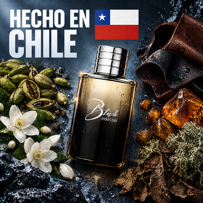 Perfume de nicho inspirado en Ombré Leather hecho en Chile, con cardamomo, cuero, jazmín sambac, ámbar
