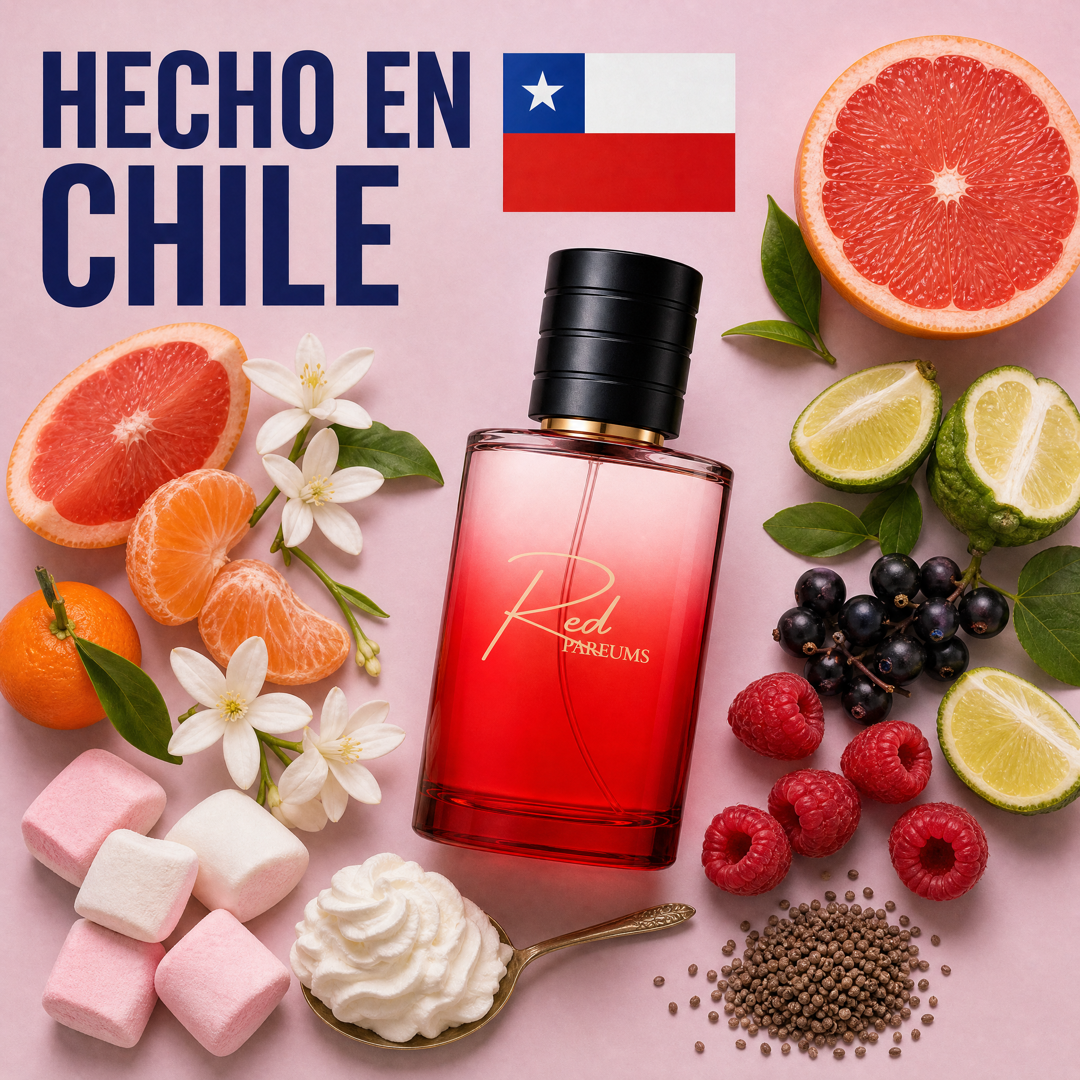 Perfume de nicho inspirado en Oriana hecho en Chile, con mandarina, bergamota, pomelo, azahar