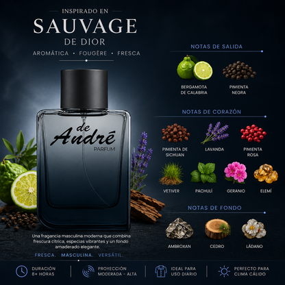 Perfume de hombre inspirado en sauvage de dior