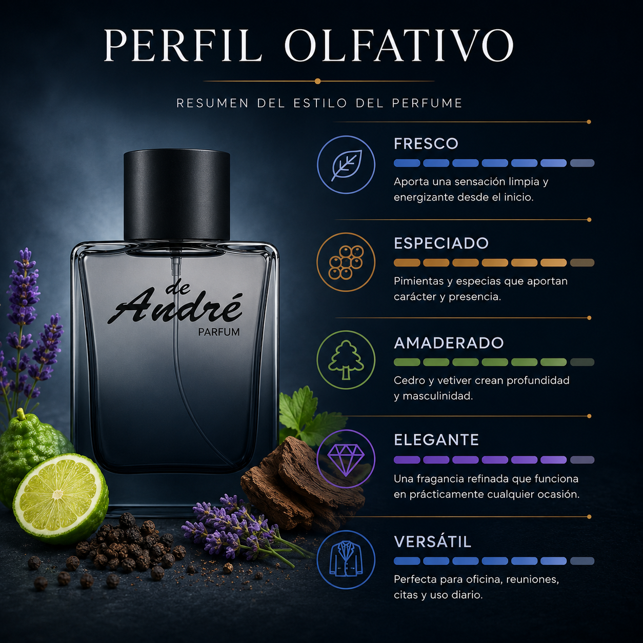Perfume de hombre inspirado en sauvage de dior