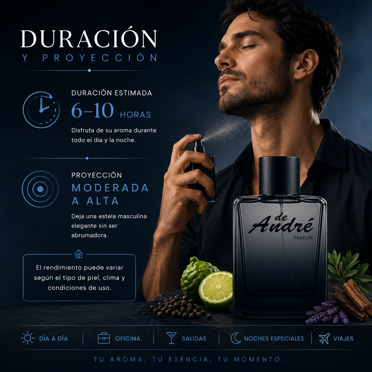 Perfume de hombre inspirado en sauvage de dior