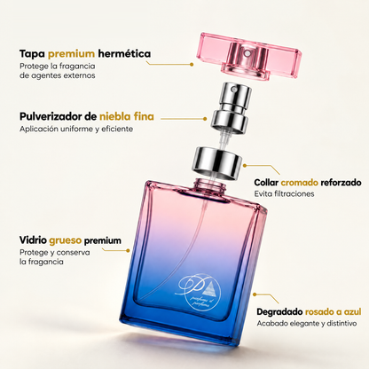 Características del frasco de perfume de mujer Perfumes Inferno