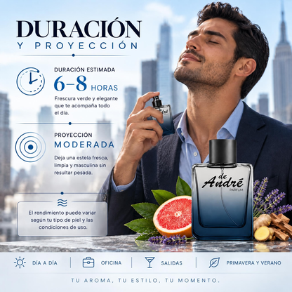 Duración y proyección del perfume de hombre inspirado en 212 Men