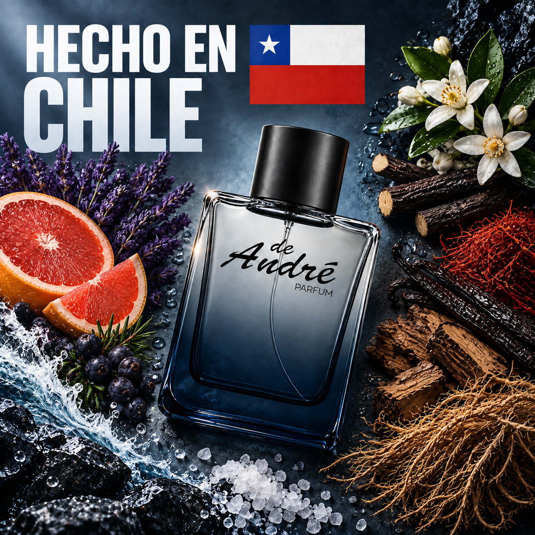 Perfume inspirado en 212 VIP Black Elixir hecho en Chile con sus ingredientes