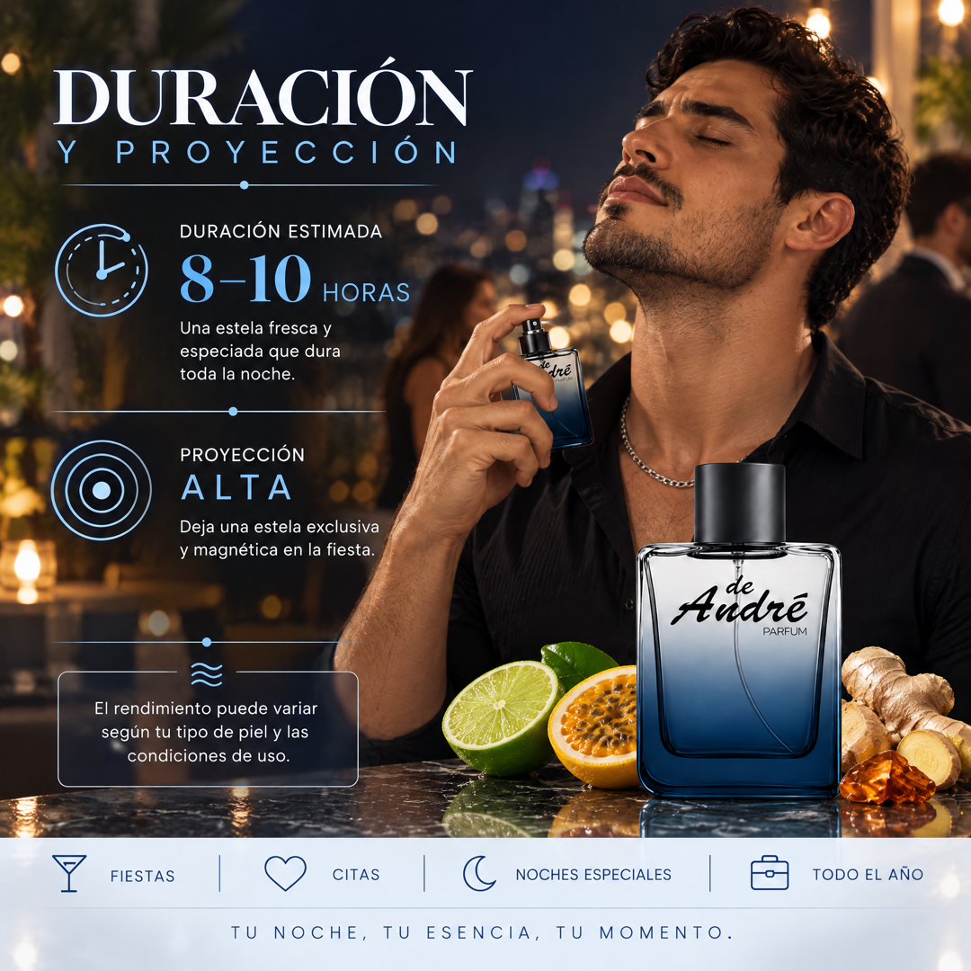 Duración de 8 a 10 horas y proyección alta del perfume de hombre inspirado en 212 VIP Men