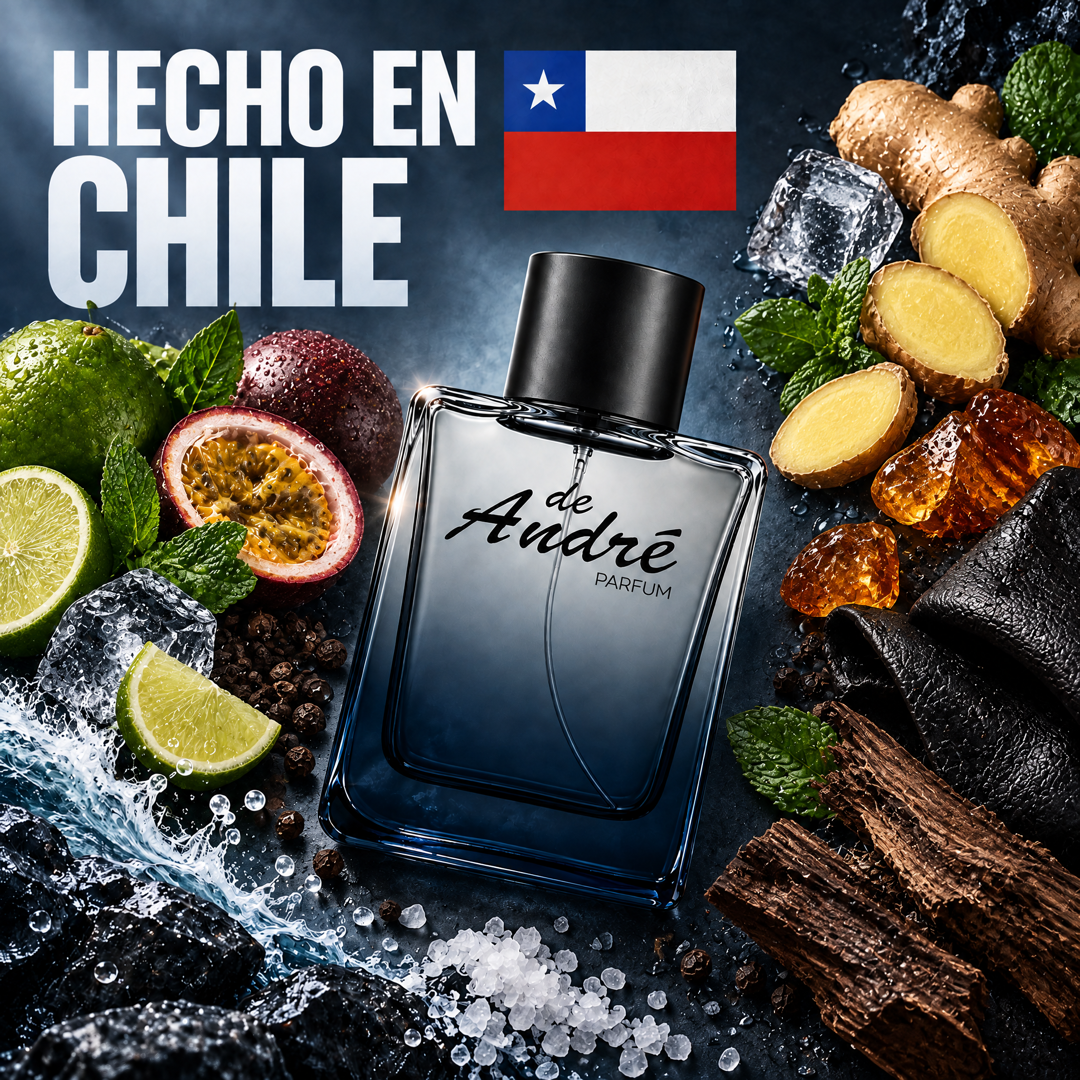 Perfume inspirado en 212 VIP Men hecho en Chile con sus ingredientes