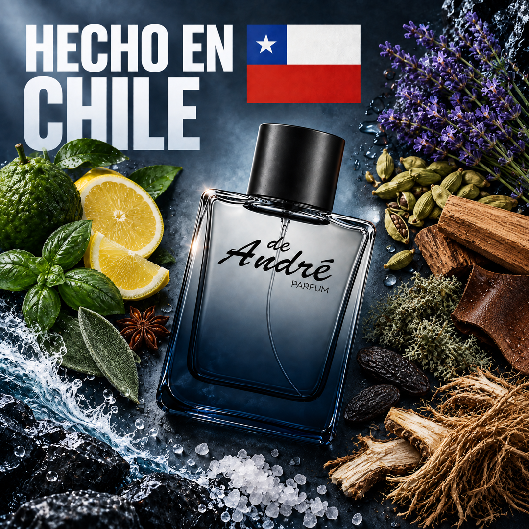 Perfume inspirado en Azzaro pour Homme hecho en Chile con sus ingredientes