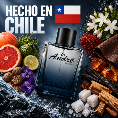 Perfume inspirado en CH Men hecho en Chile con sus ingredientes