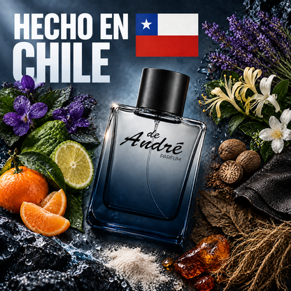 Perfume inspirado en Fahrenheit hecho en Chile con sus ingredientes