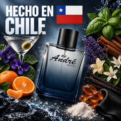 Perfume inspirado en Halloween Man hecho en Chile con sus ingredientes