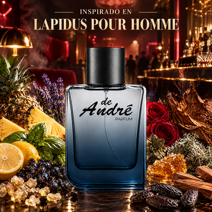 Perfume de hombre inspirado en Lapidus pour Homme con piña, lavanda, miel, tabaco y tonka
