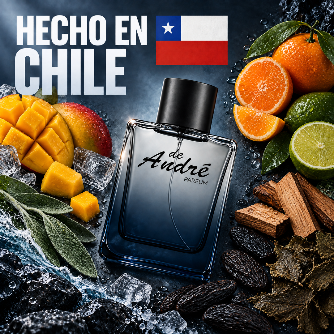 Perfume inspirado en Polo Black hecho en Chile con sus ingredientes