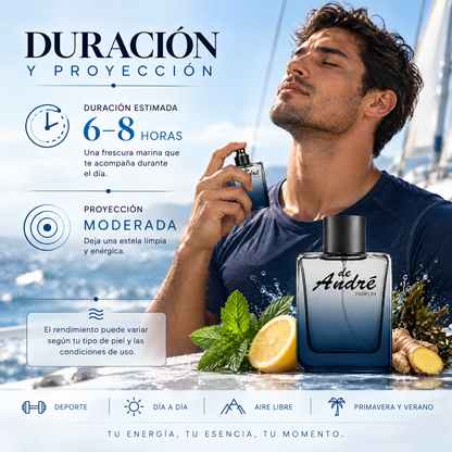 Duración de 6 a 8 horas y proyección moderada del perfume de hombre inspirado en Polo Sport