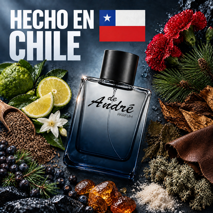 Perfume inspirado en Quorum hecho en Chile con sus ingredientes