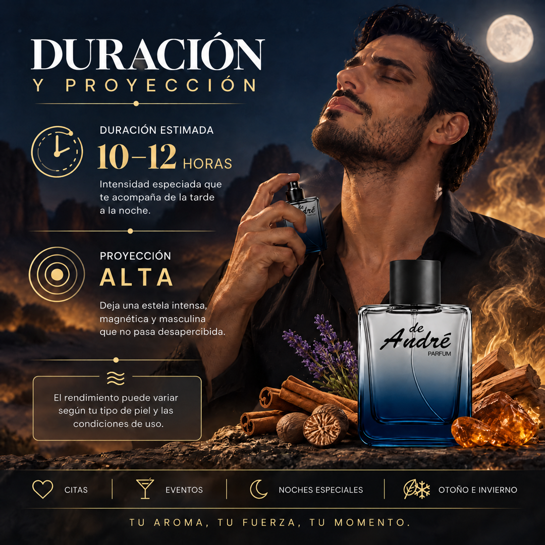Duración y proyección del perfume de hombre inspirado en Sauvage Elixir