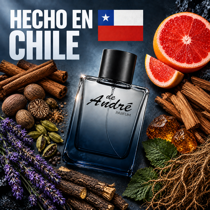 Perfume inspirado en Sauvage Elixir hecho en Chile con sus ingredientes