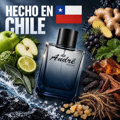 Perfume inspirado en Y hecho en Chile con sus ingredientes