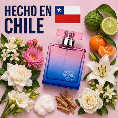 Perfume inspirado en 212 NYC hecho en Chile con sus ingredientes