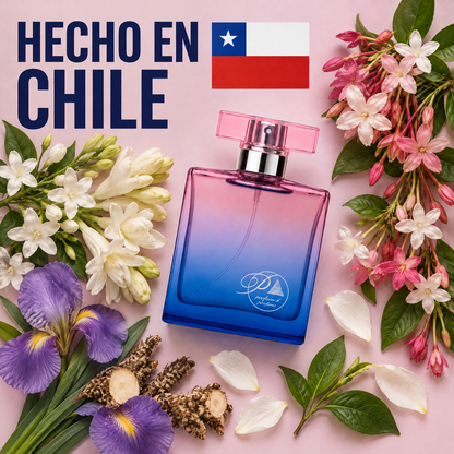 Perfume inspirado en Bloom hecho en Chile con sus ingredientes