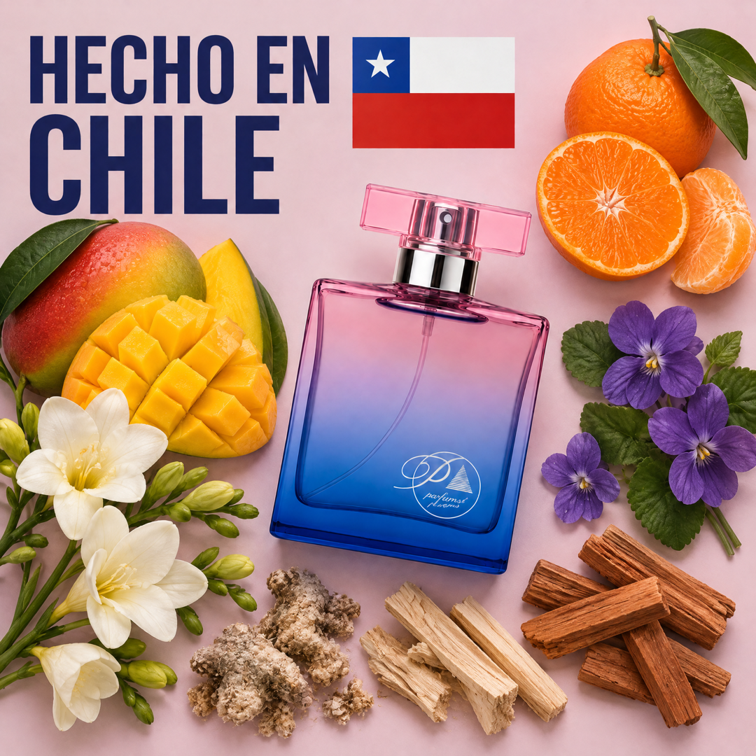 Perfume inspirado en Boss Woman hecho en Chile con sus ingredientes
