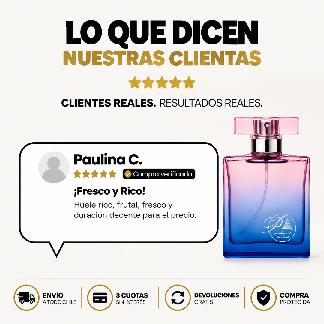 Opinión real de clienta sobre el perfume inspirado en Duende