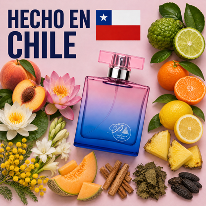 Perfume inspirado en Eden hecho en Chile con sus ingredientes