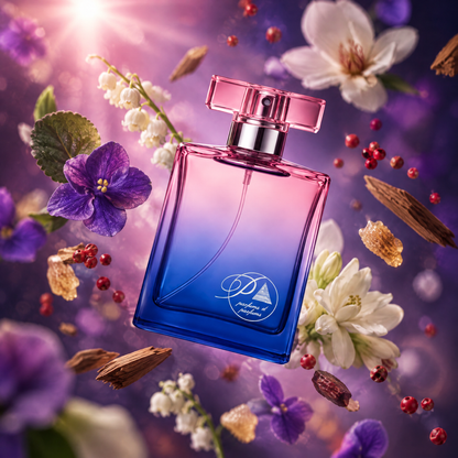 Ingredientes del perfume inspirado en Halloween: violeta, magnolia, nardo, incienso y vainilla