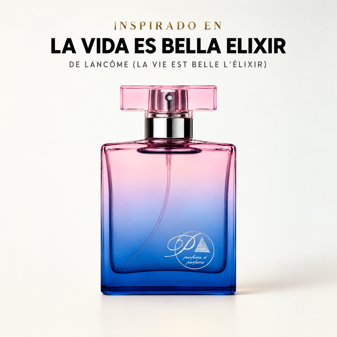 Perfume de mujer inspirado en La Vida es Bella Elixir de Lancôme