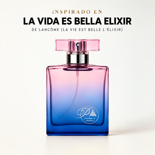 Perfume de mujer inspirado en La Vida es Bella Elixir de Lancôme