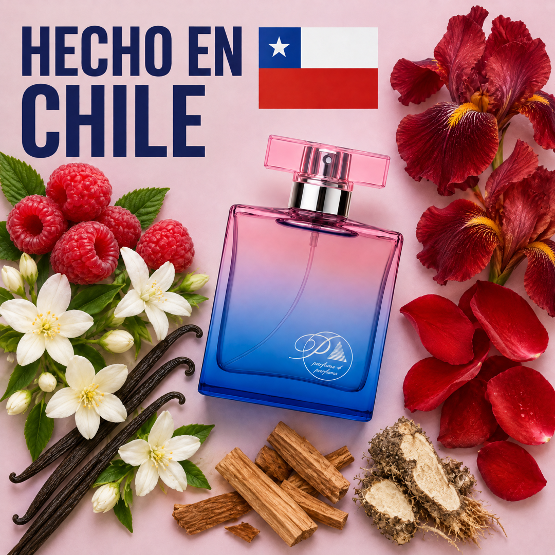Perfume inspirado en La Vida es Bella Intensa hecho en Chile con sus ingredientes