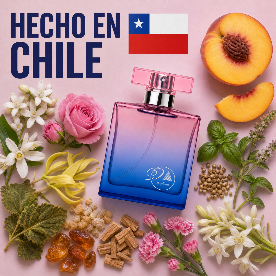 Perfume inspirado en Oscar de la Renta hecho en Chile con sus ingredientes