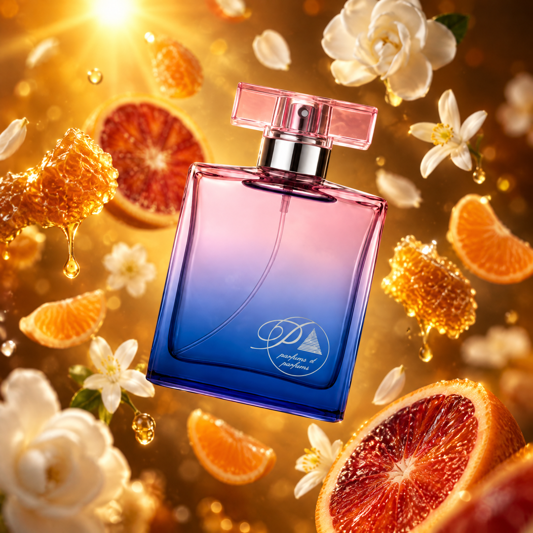 Ingredientes del perfume inspirado en Scandal: miel, gardenia, azahar, caramelo y pachulí