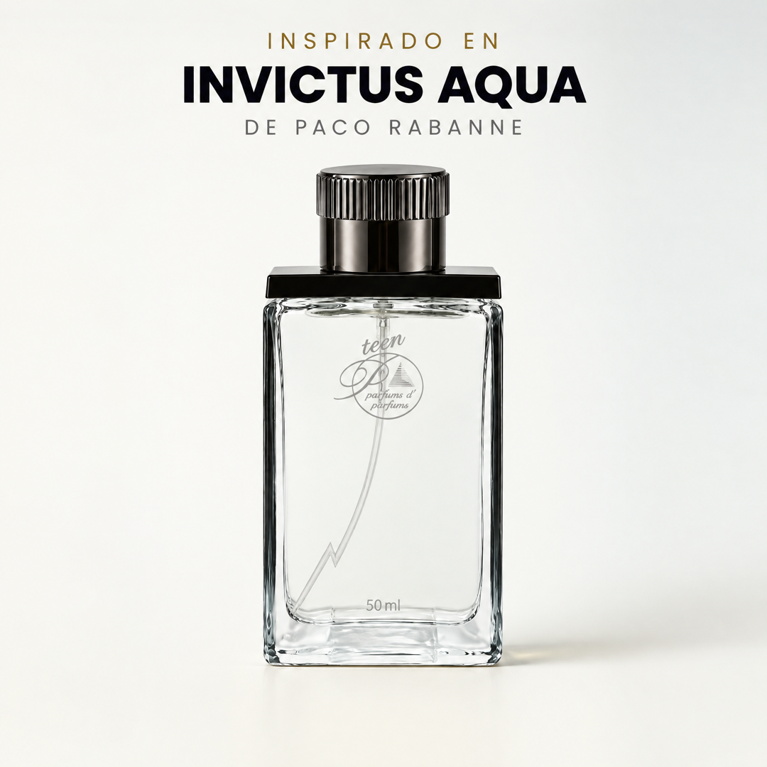 Perfume teen de hombre inspirado en Invictus Aqua de Paco Rabanne, 50 ml