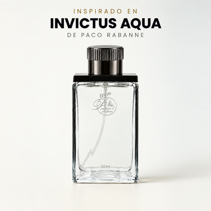 Perfume teen de hombre inspirado en Invictus Aqua de Paco Rabanne, 50 ml