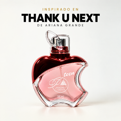 Perfume teen de mujer inspirado en Thank U Next de Ariana Grande, 50 ml