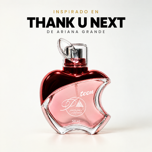 Perfume teen de mujer inspirado en Thank U Next de Ariana Grande, 50 ml