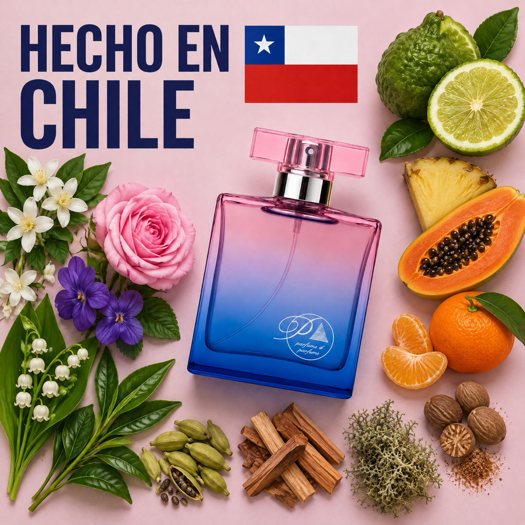Perfume unisex inspirado en CK One hecho en Chile con sus ingredientes
