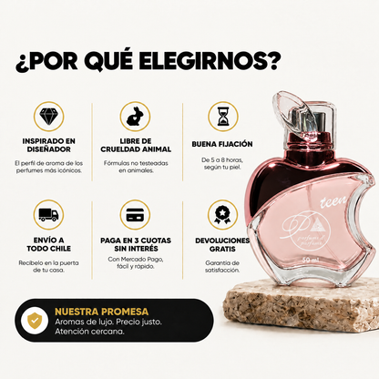 Por qué elegir Perfumes Inferno: envío a todo Chile, 3 cuotas sin interés y devoluciones gratis